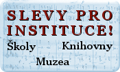 Muzia.cz | Noty | Zpvnky | Slevy pro instituce